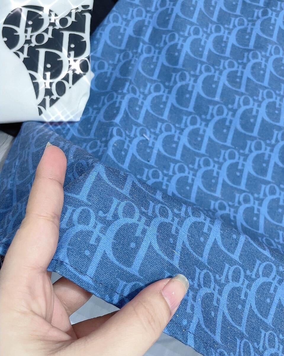Set áo thun + chân váy dior