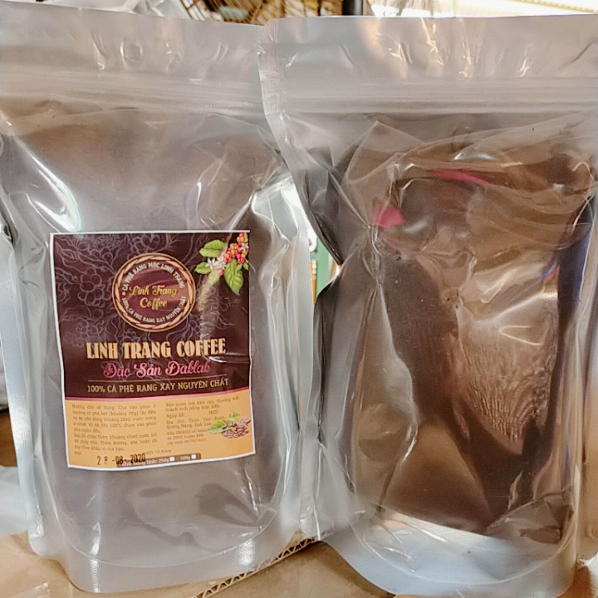 500g Cà Phê Hạt Rang Mộc DakLak