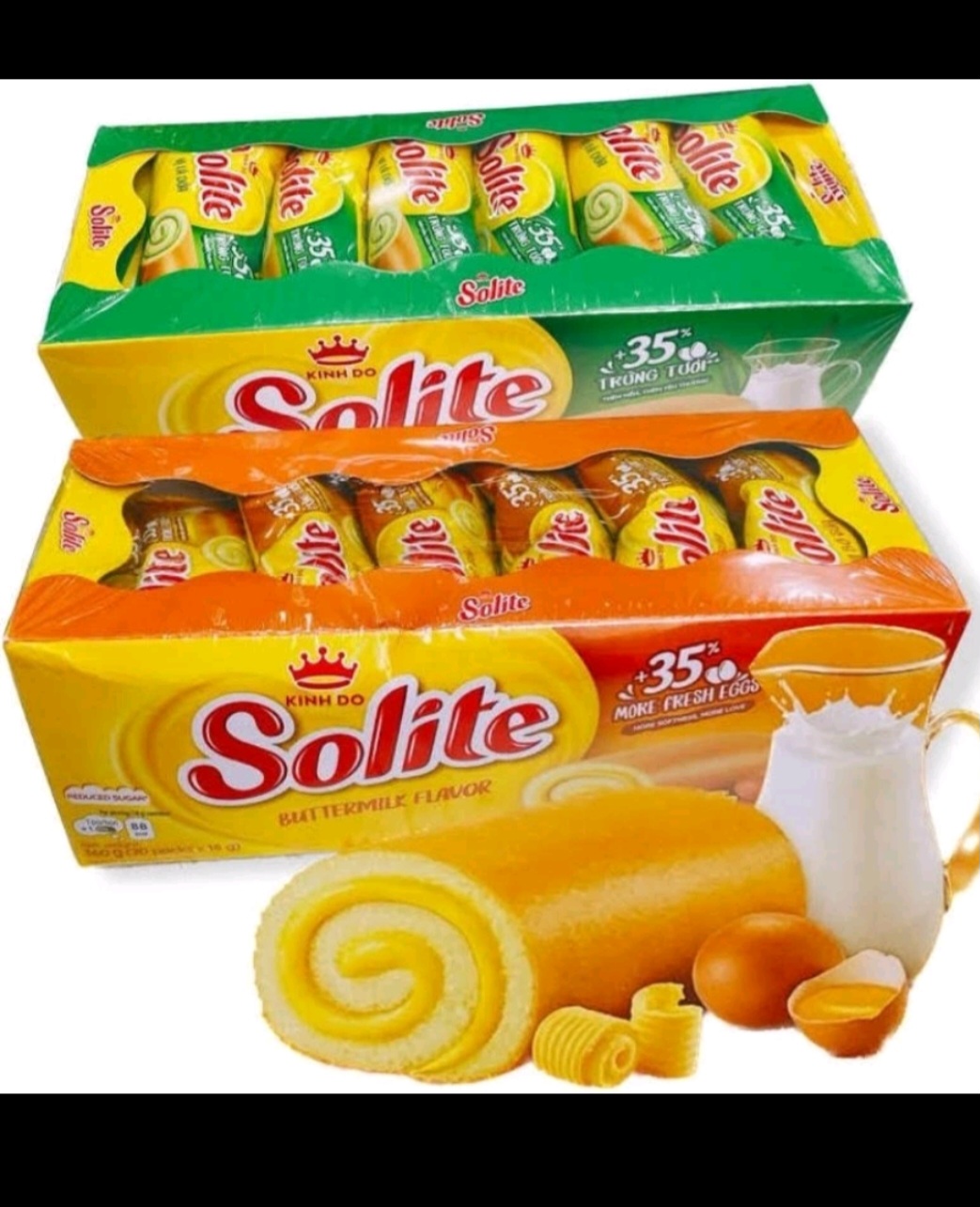 BÁNH SOLITE CUỘN HỘP 360G (20 CÁI)
