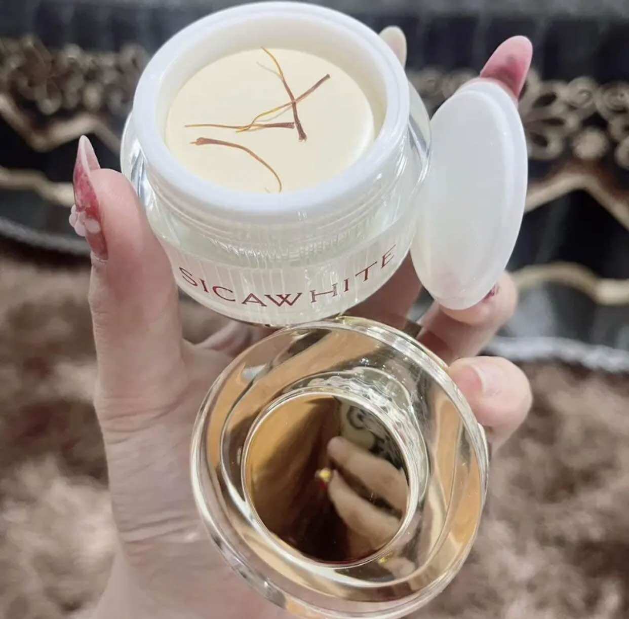 [Hàng Chính Hãng] Face silk, kem face Lụa sica white dưỡng da cao cấp (tặng kèm quà)