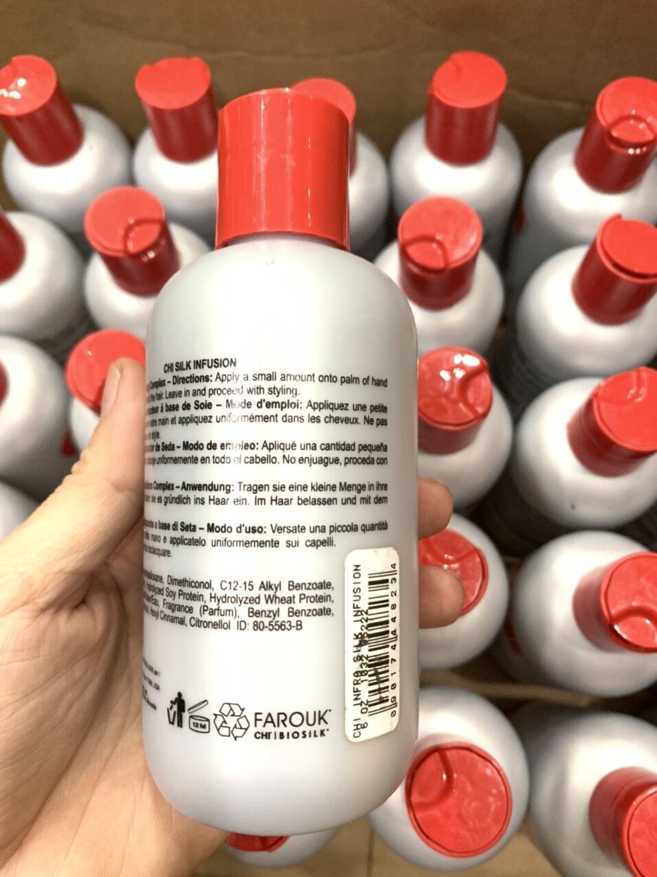 DƯỠNG TÓC 𝐂𝐇𝐈 𝐒𝐈𝐋𝐊 𝐈𝐍𝐅𝐔𝐒𝐈𝐎𝐍 𝐒𝐈𝐋𝐊 RECONSTRUCTING COMPLEX 177ml