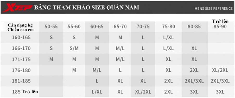 Quần gió lụa co dãn 4 chiều nam Xtep 879229840258