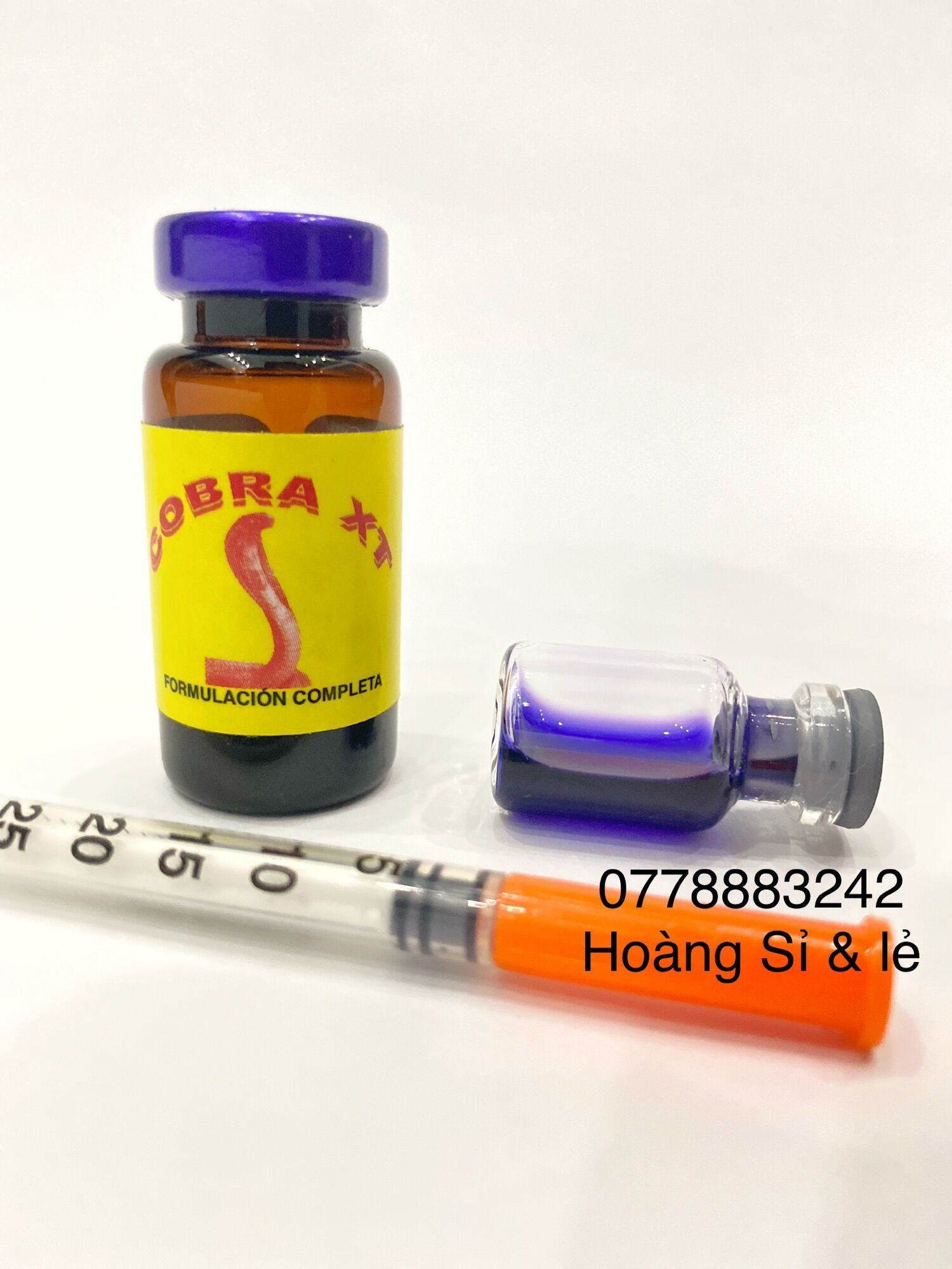 Cobra XT dành cho gà đá, tăng bo, lì đòn, 1ml.