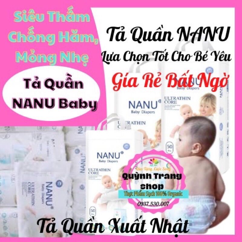[HCM]COMBO 50 TÃ QUẦN NANU XUẤT NHẬT M50/L50/XL50/XXL50/XXXL50.