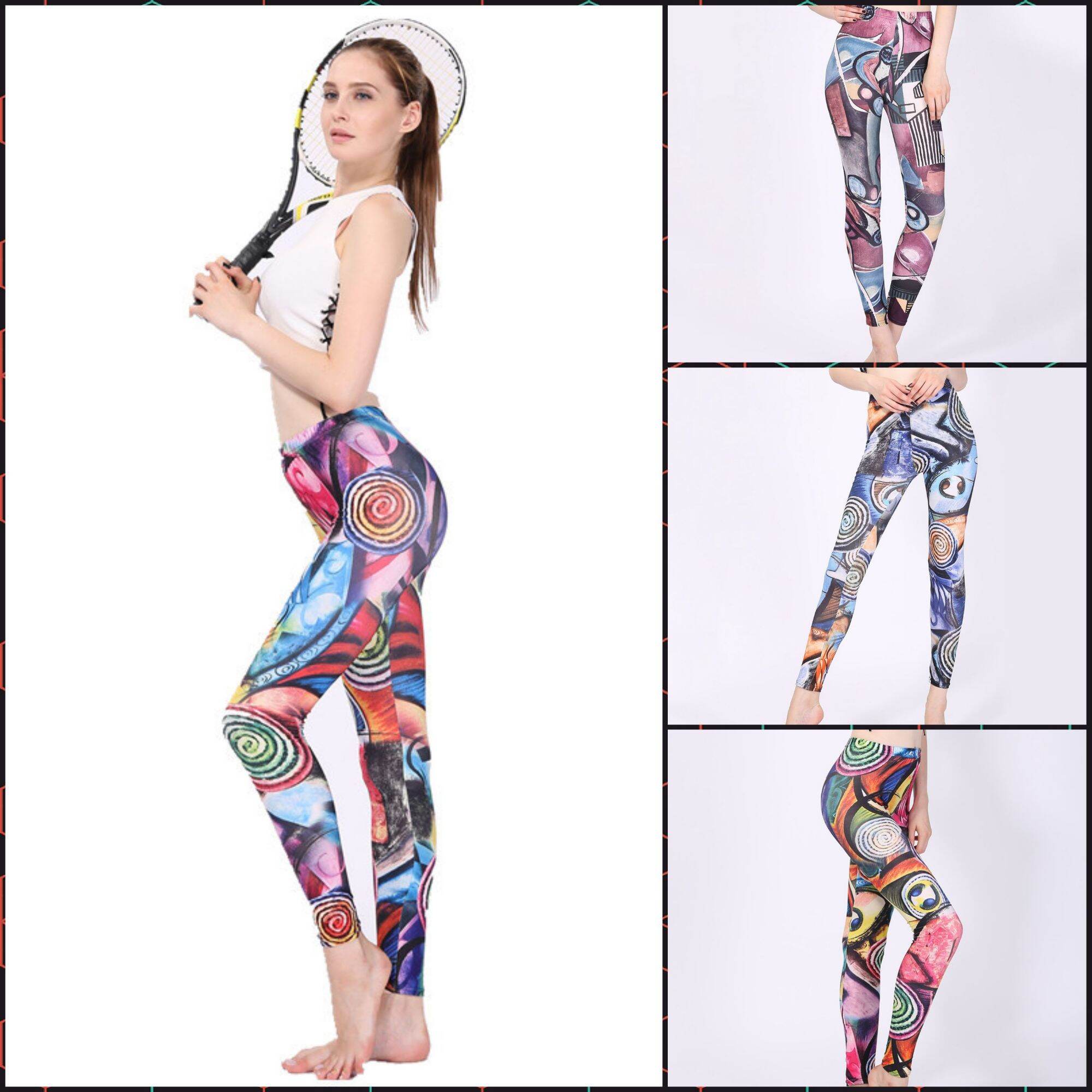 Quần legging mặc thời trang/tập gym/Yoga xuất dư xịn
