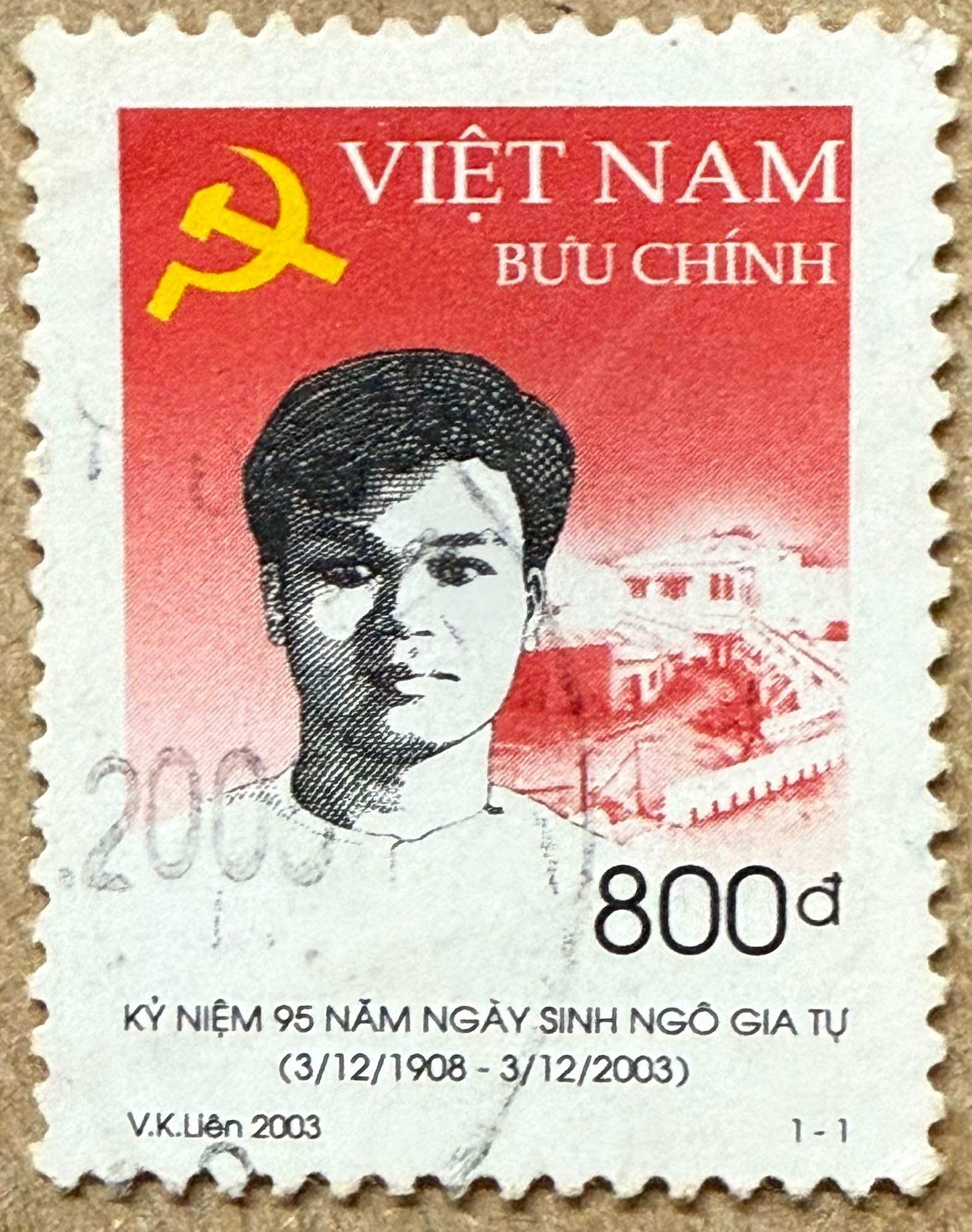 Tem sưu tập Việt Nam 2003: Ngô Gia Tự