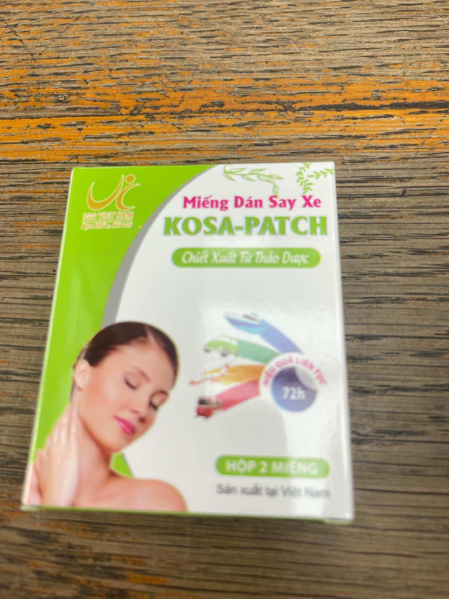 Miếng dán sau tàu xe Kosa patch hộp/2 miếng