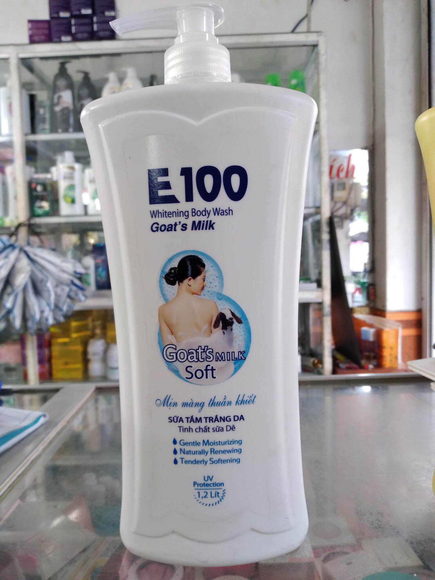 Sữa tắm e100 màu trắng 1200 ml