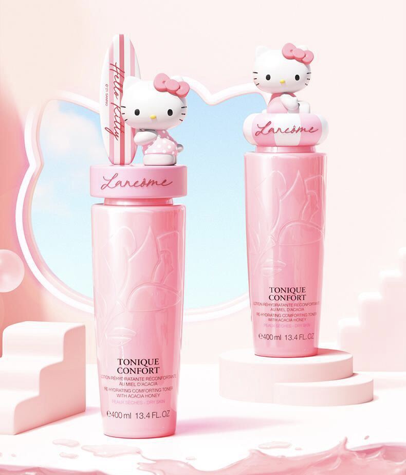 [Limited] Nước Hoa Hồng Lancome X Hello Kitty Tonique Comfort 400Ml