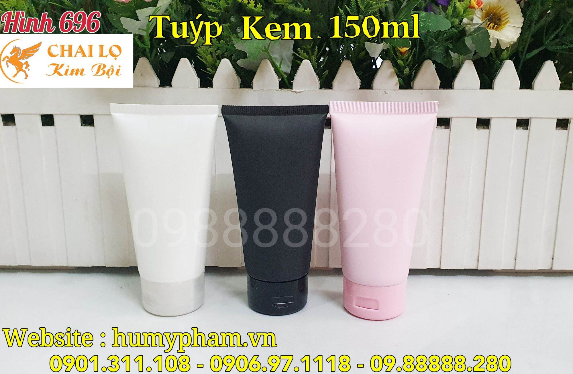 Chai lọ chiết mỹ phẩm - Tuýp kem 150ml