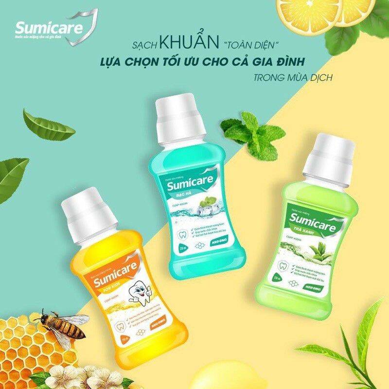 [HCM]Nước Súc Miệng Sumicare For Kid Dành cho bé Chai 500ml