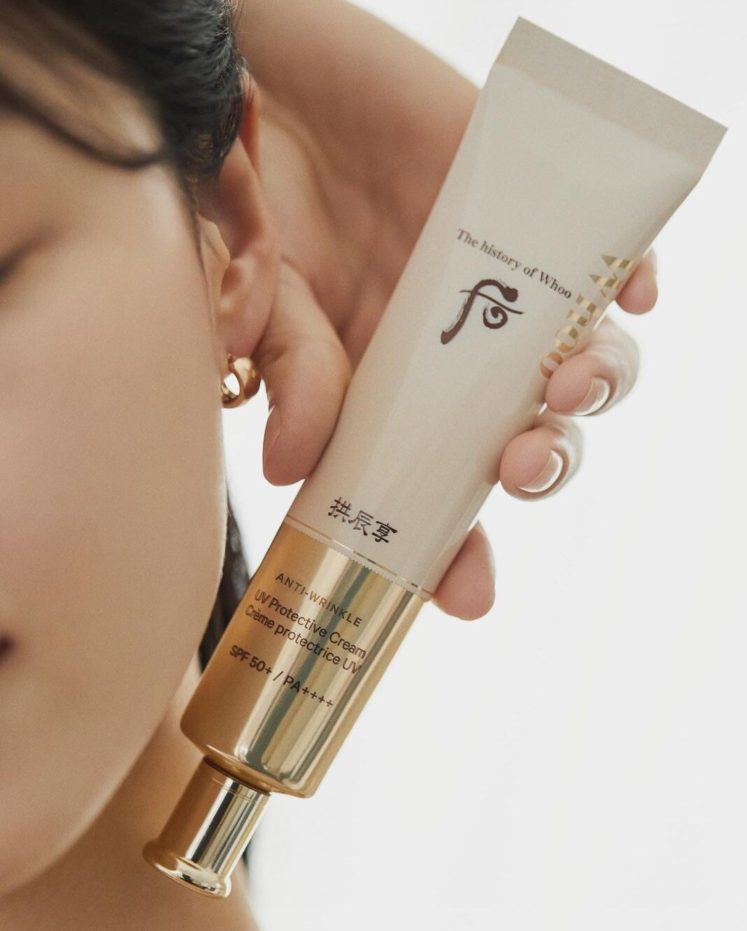 SET CHỐNG NẮNG CHỐNG NHĂN WHOO 50 ml