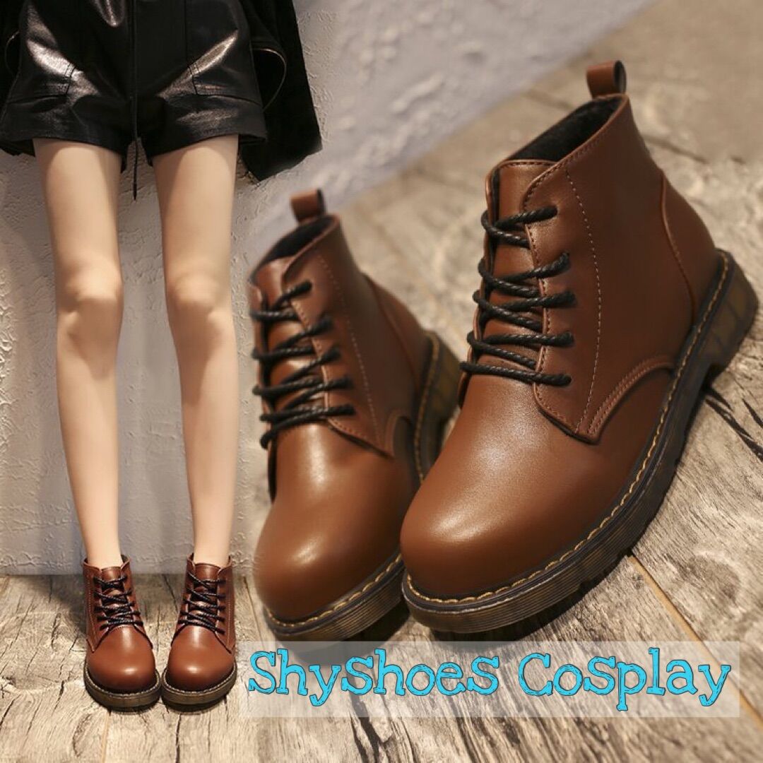 Giày Boot Oxford Basic đế Dr 3cm phong cách cá tính
