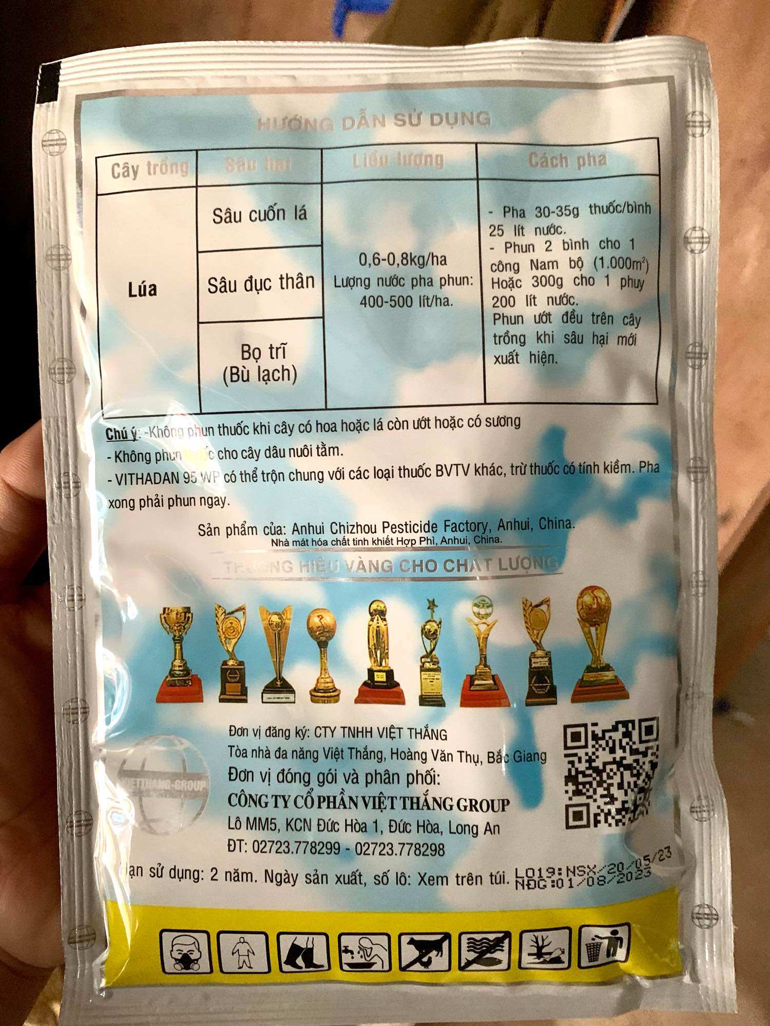 VITHADAN 95WP| Padan Trung Quốc