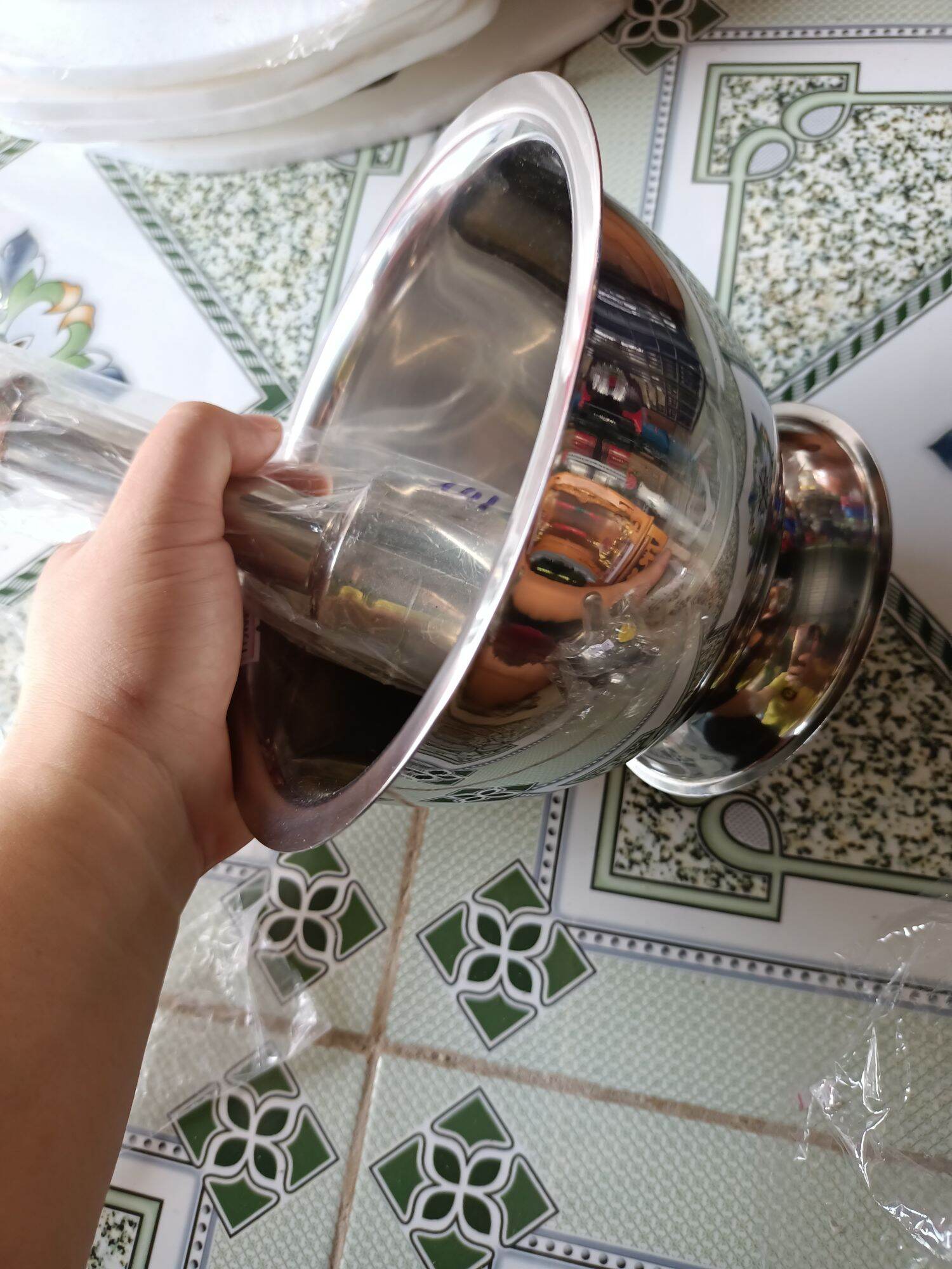 bộ cối chày inox Vietcook 16cm