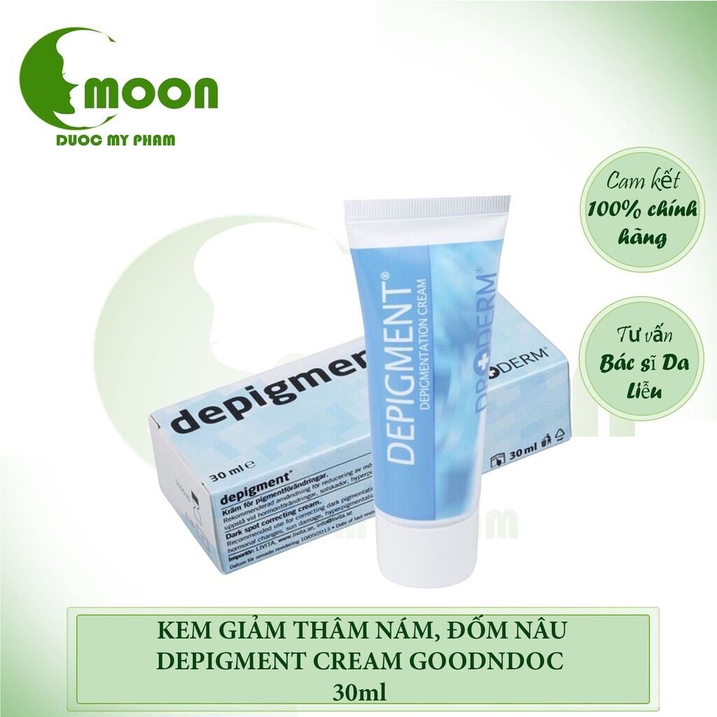 [Hcm]Kem Giảm Thâm Nám Đốm Nâu - Depigment Cream Goodndoc 30Ml