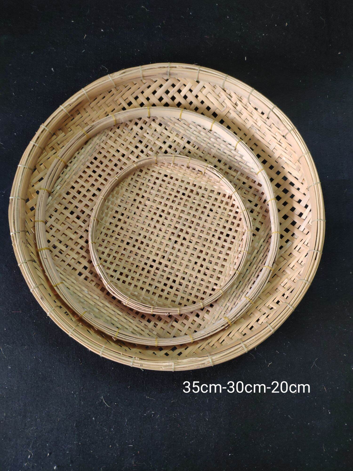 mẹt tre đan thưa ( cật tre)