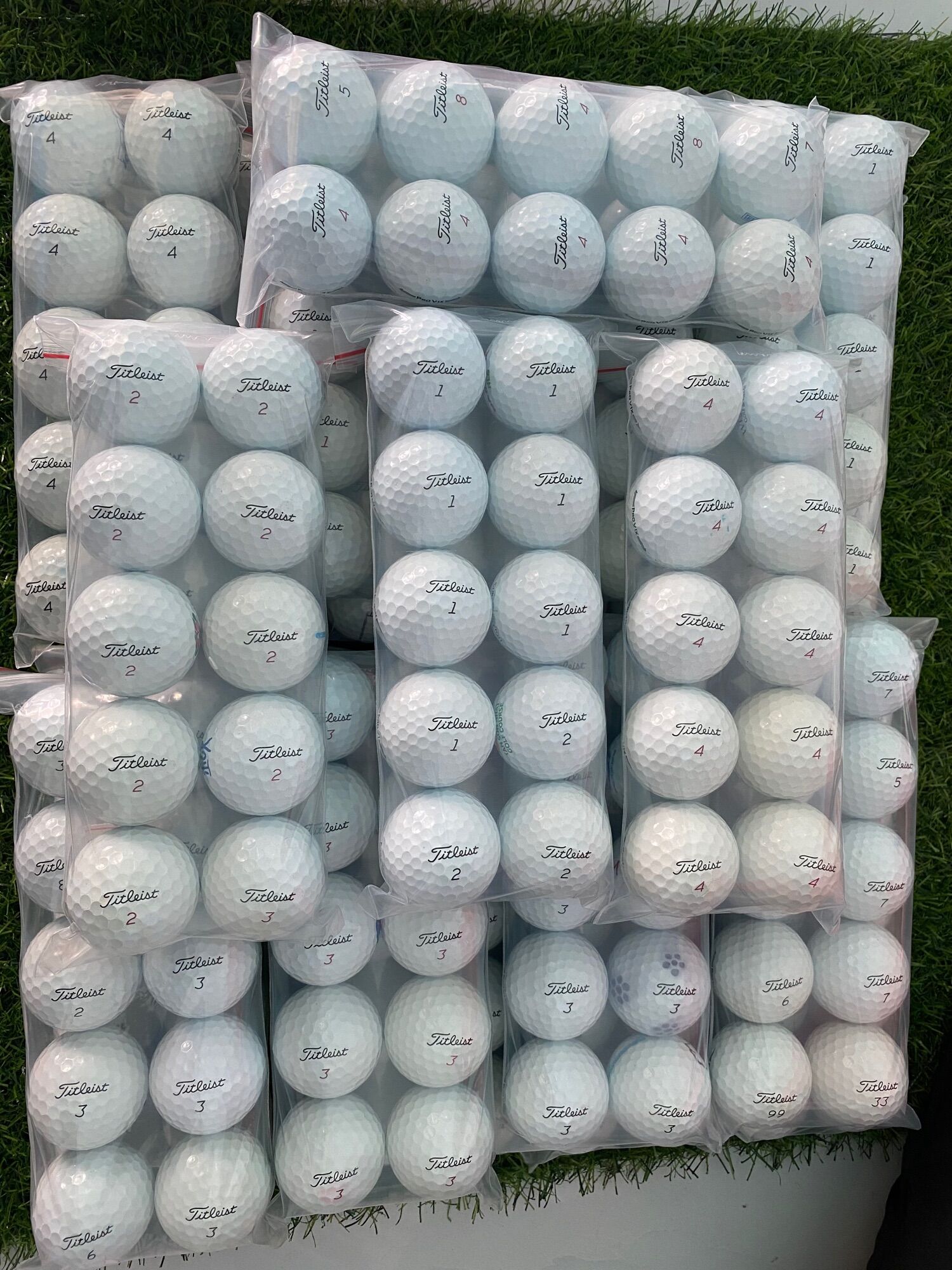 Bóng golf titleist pro_v1  pro_v1x chính hãng (Combo 10 quả)