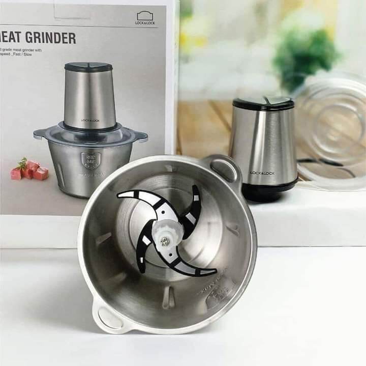 MÁY XAY THỊT CỐI INOX DUNG TÍCH 2L LOCK&LOCK EJM172