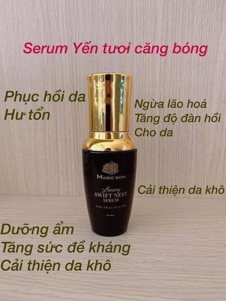 SERUM YẾN TƯƠI ngừa lão hoá (Tặng 2 mặt nạ cừu)