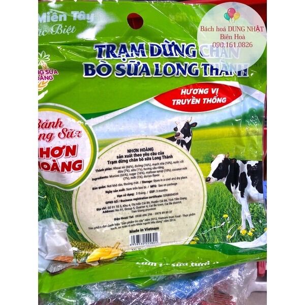 Bánh phồng sữa Bò Sữa Long Thành 400g