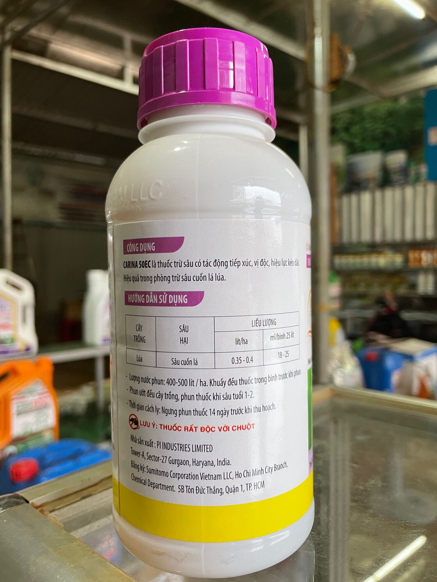 Thuốc trừ sâu Carina 500EC