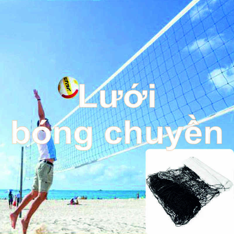 Lưới bóng chuyền dài 8m rộng 1m