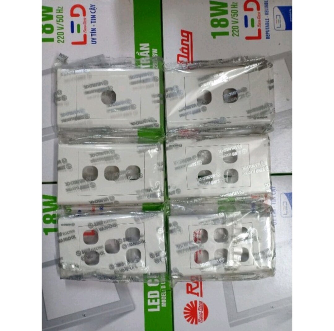 Mặt hạt công tắc Sino vanlock S18 hạt tròn