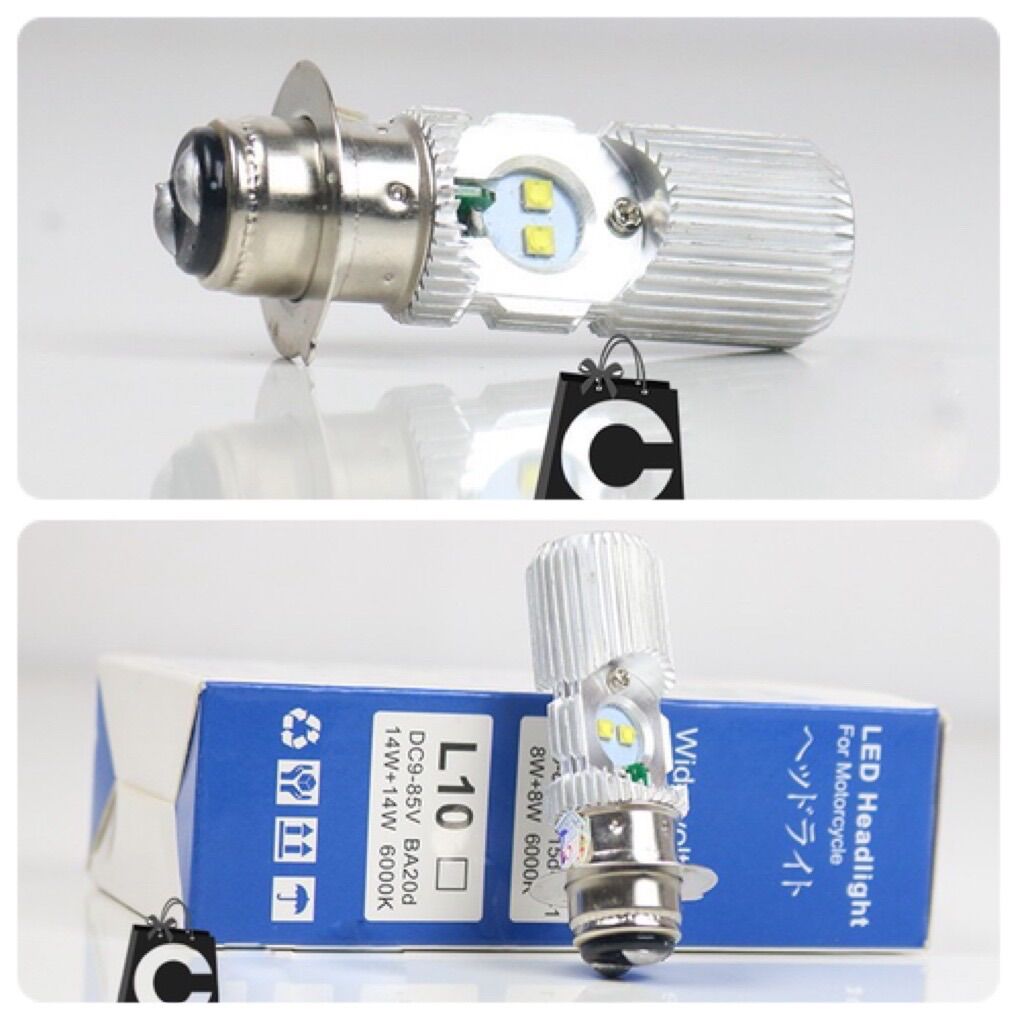 Đèn led m5 hilo cao cấp cho xe đời cũ 2 bóng cực sáng - bộ 2 bóng led