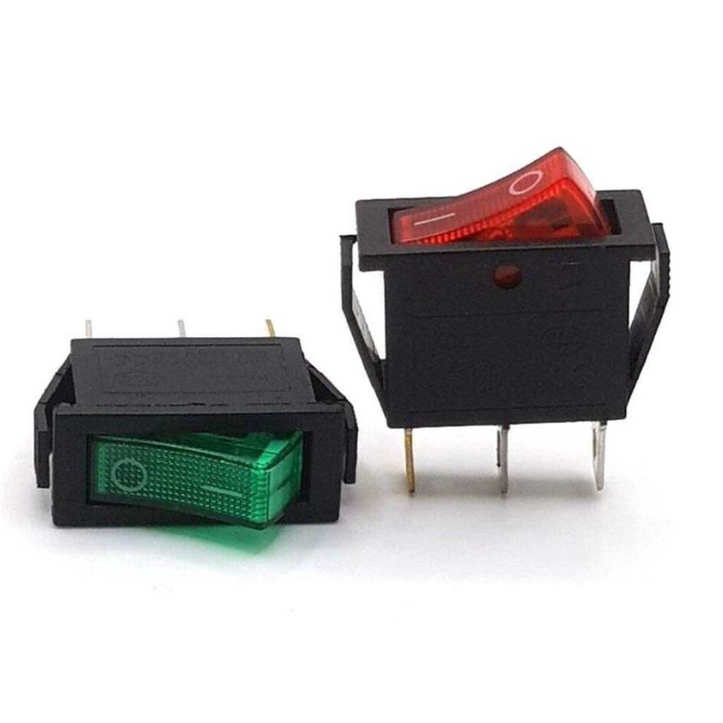 Công Tắc Bập Bênh KCD3 Có Đèn - 5 cái