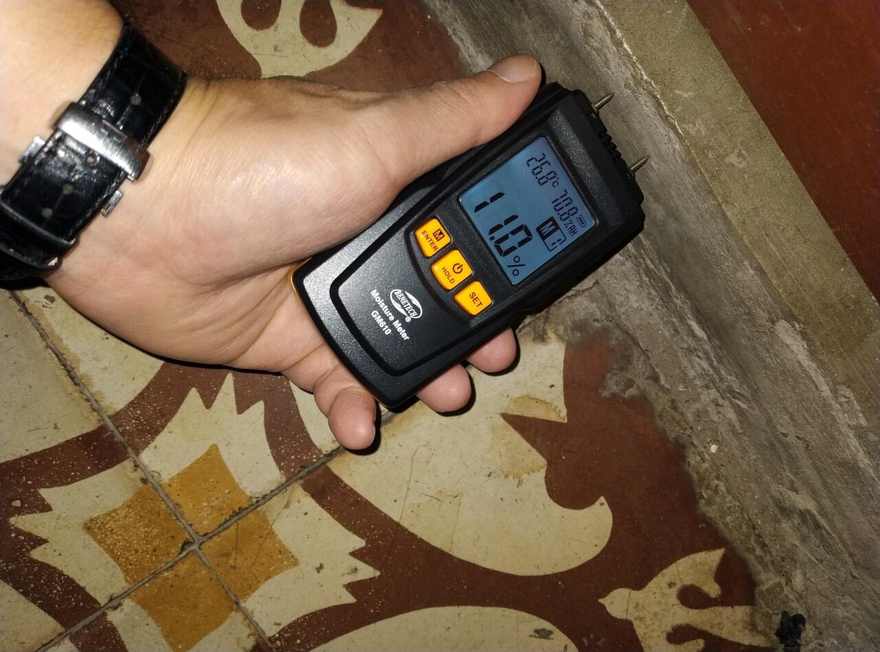Máy đo độ ẩm thi công sơn, đo độ ẩm sấy, đo độ ẩm Benetech 610