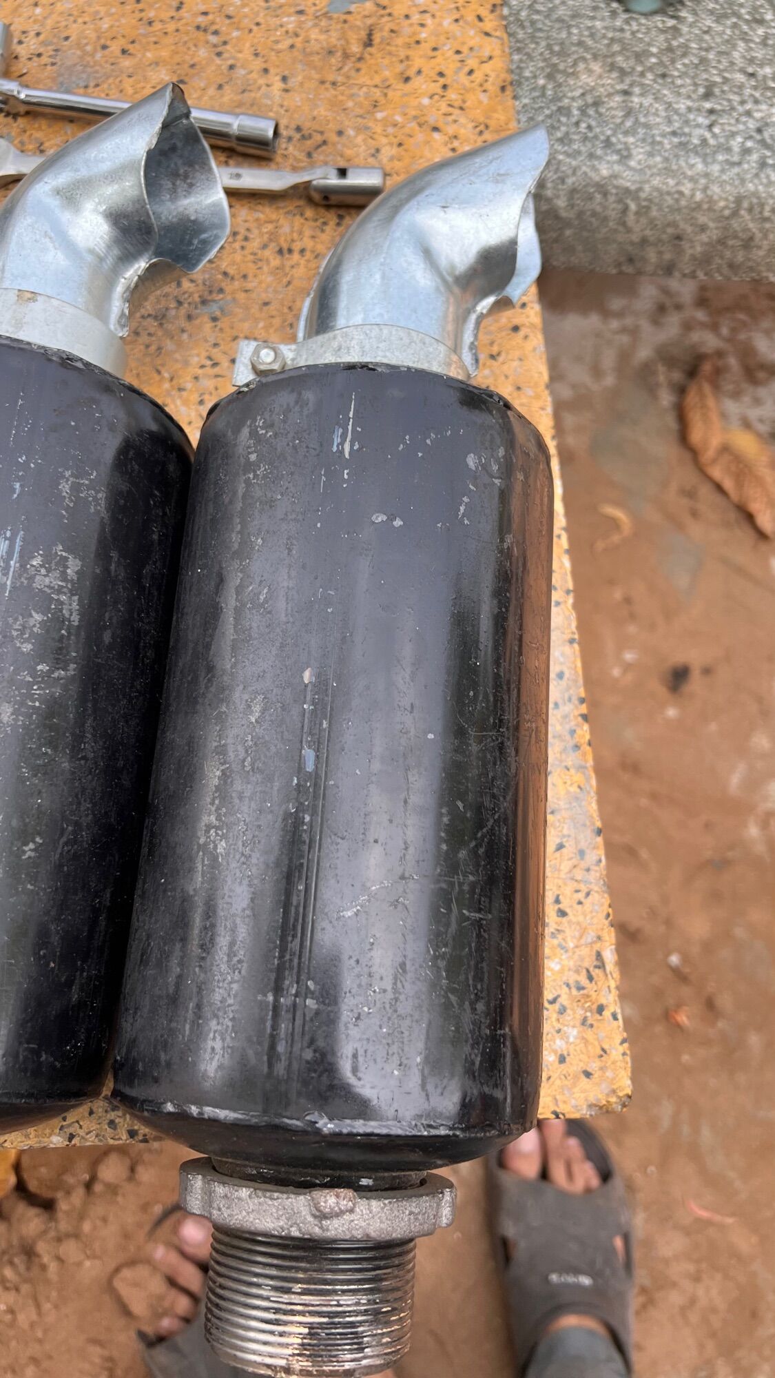 Bô giảm thanh D12,D15,D20,D24,D28,D30 họng sắt