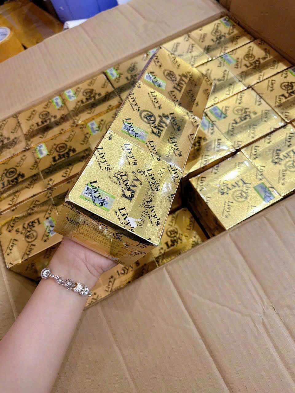 Kem body Livy's vàng 250gr Thái Lan