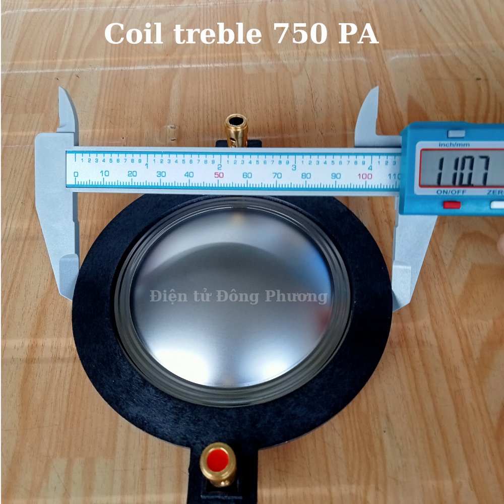 Coil treble 750 PA (72.2mm) dây đồng tròn