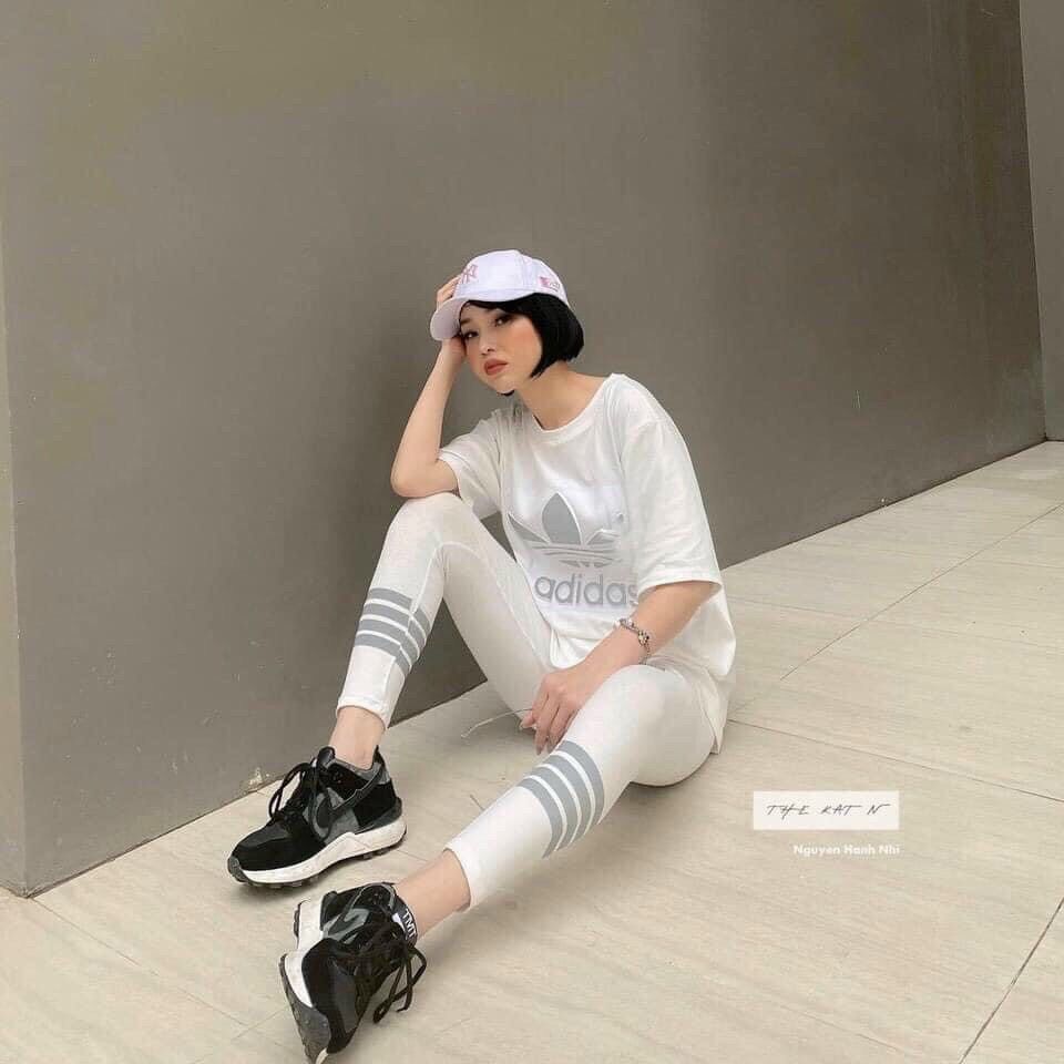 Set Bộ Adidas Xanh , Hồng , Trắng