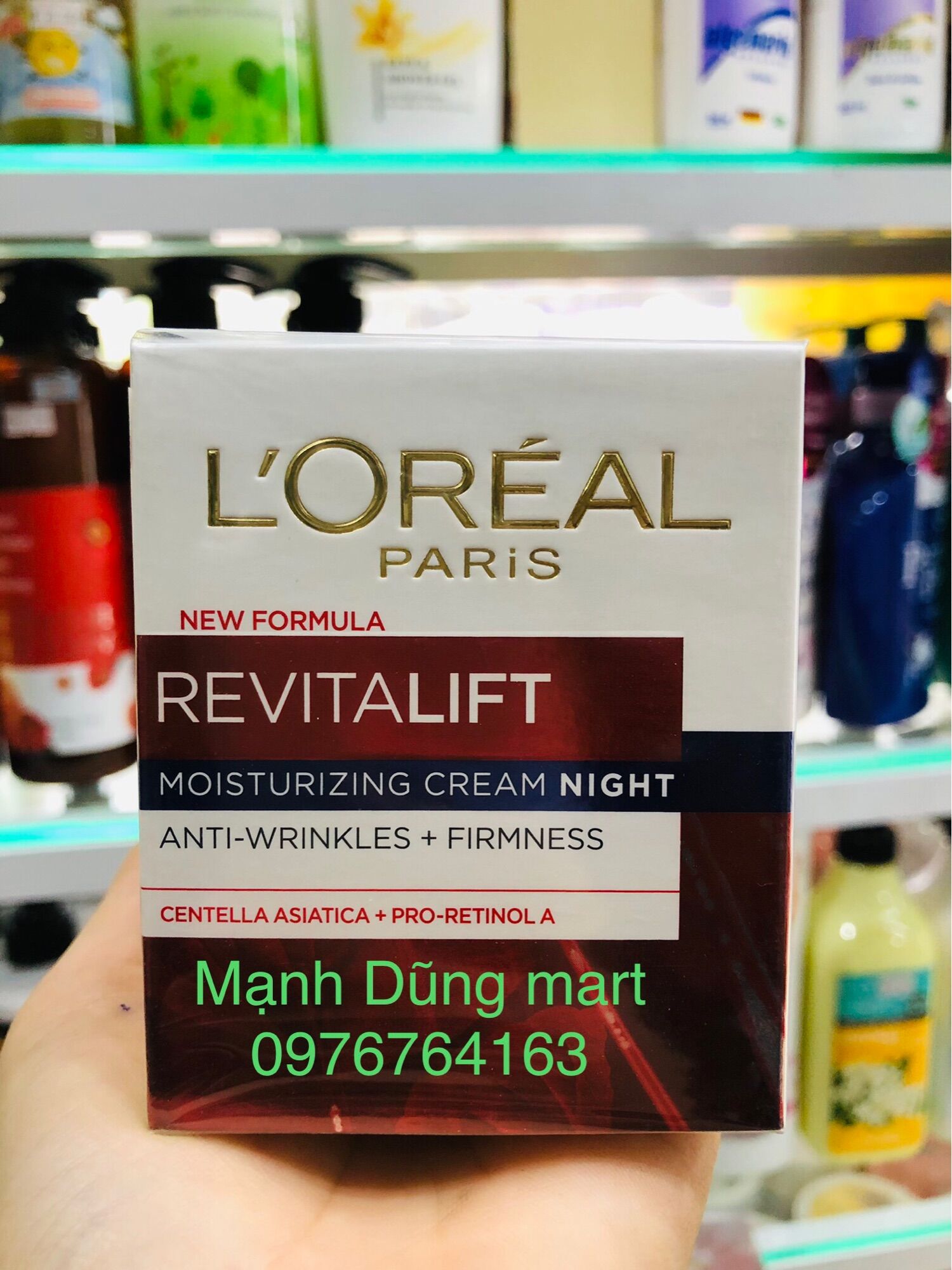 Kem dưỡng da, săn chắc da, giảm nếp nhăn ban đêm Loreal Revitalift Anti Wrinkle Night Cream - 50ml