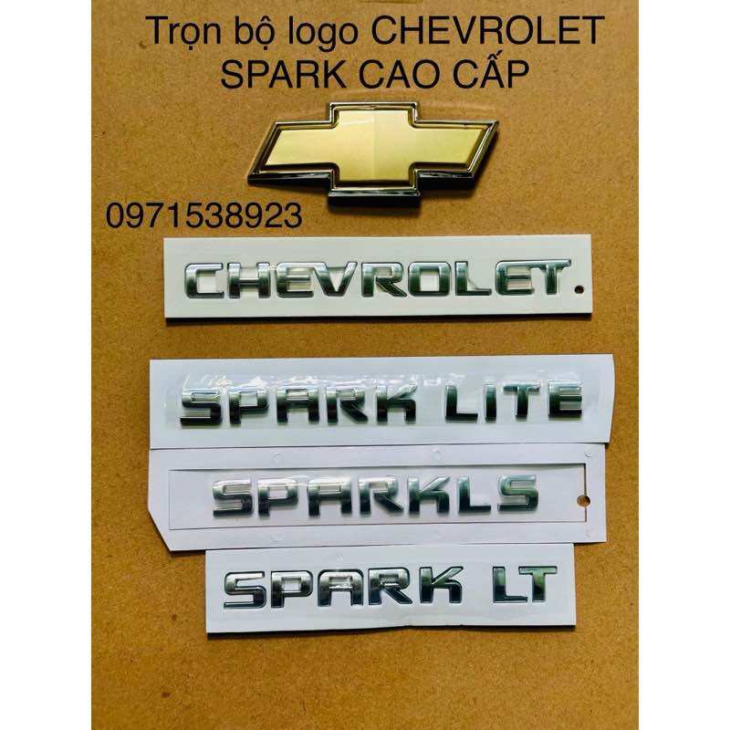 TRỌN BỘ LOGO CHEVROLET SPARK HÀNG XỊN
