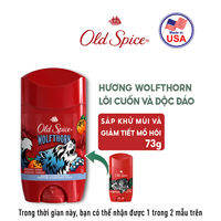 Sáp OLD SPICE Nhập Khẩu Mỹ Khử Mùi và Ngăn Tiết Mồ Hôi Hương Timber/ Wolfthorn/ Fiji/ Bearglove/ Deep Sea with Ocean Elemen/ SpiceCaptain/ NightPanther Chai 73G