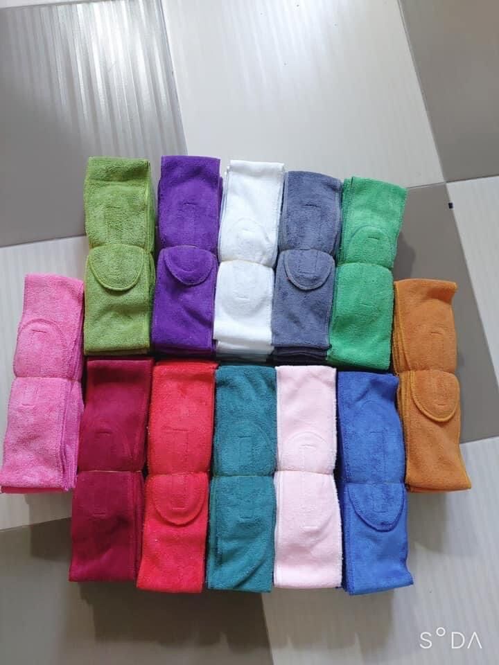 Băng đô quấn tóc quấn đầu rửa mặt chất đẹp trong Spa