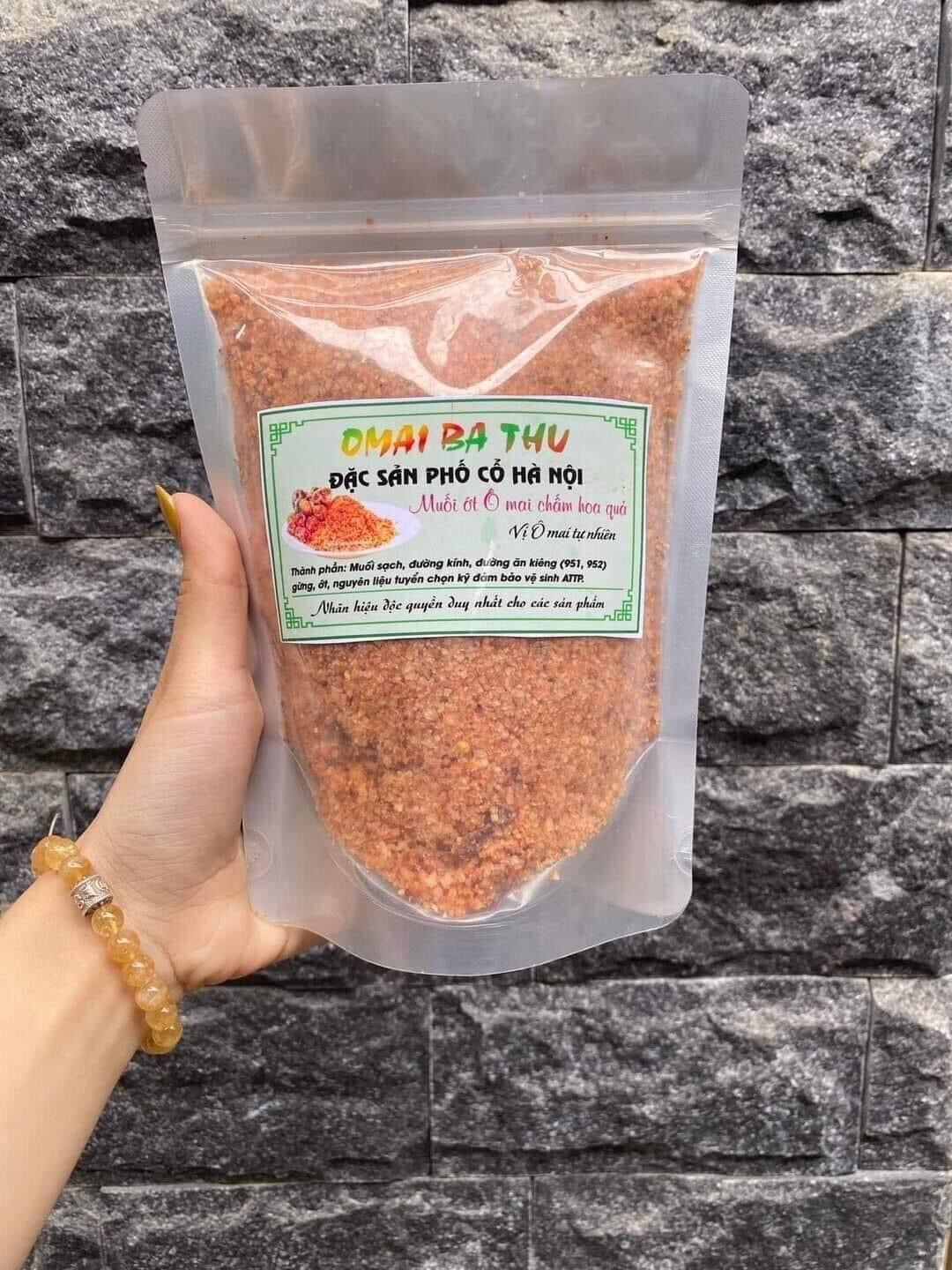 Muối ômai xí muội chấm trái cây 500gr