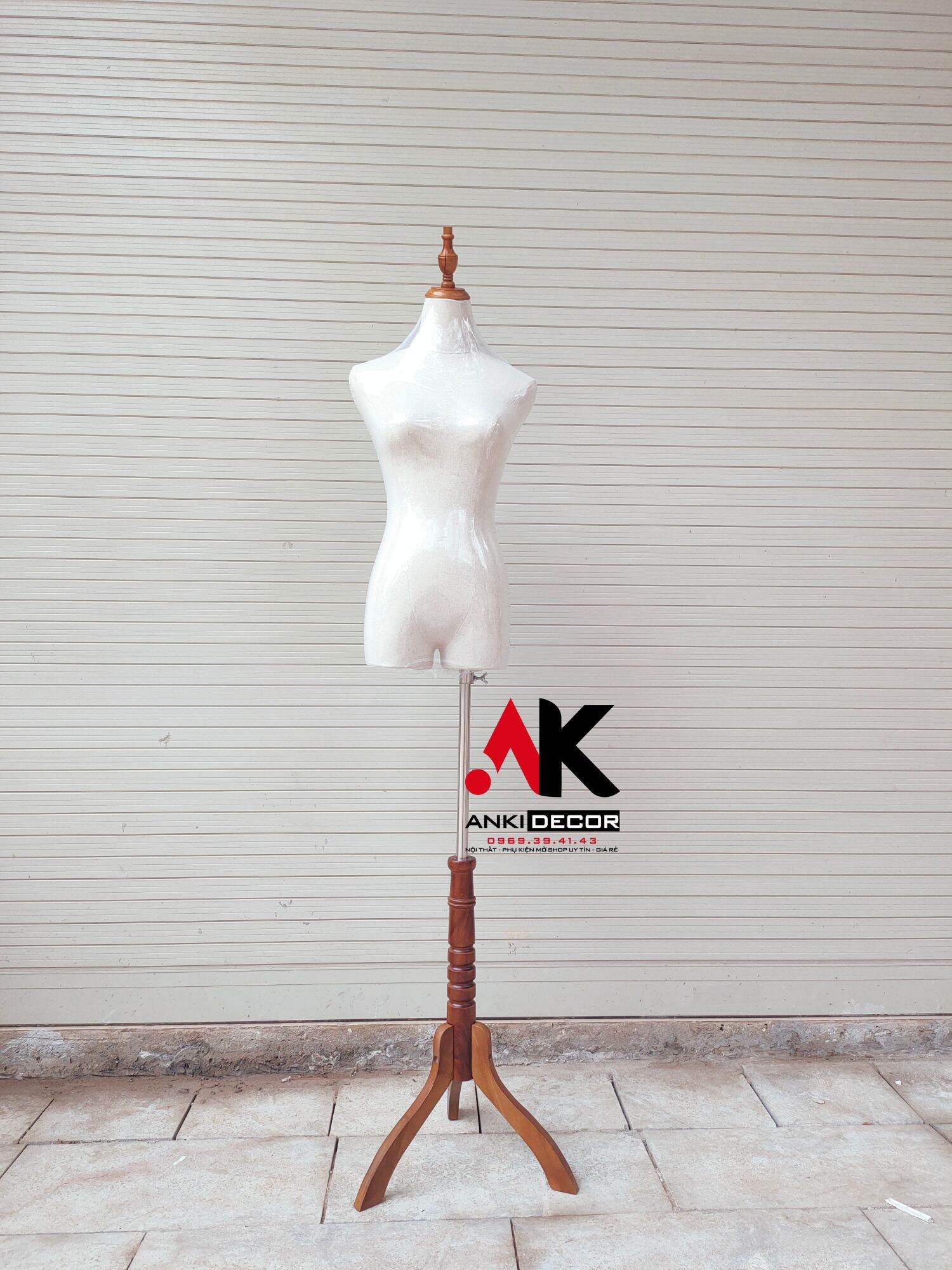 Manocanh nữ bán thân không tay cốt thiết kế siêu đẹp