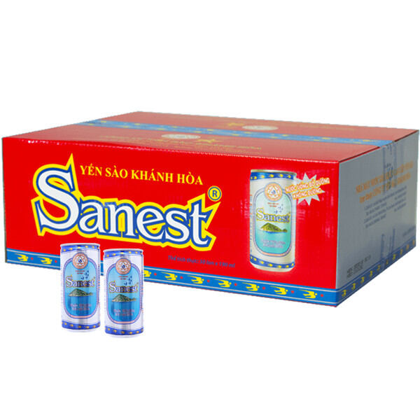 Nước yến sanest Thùng 30 lon kiêng x 190ml