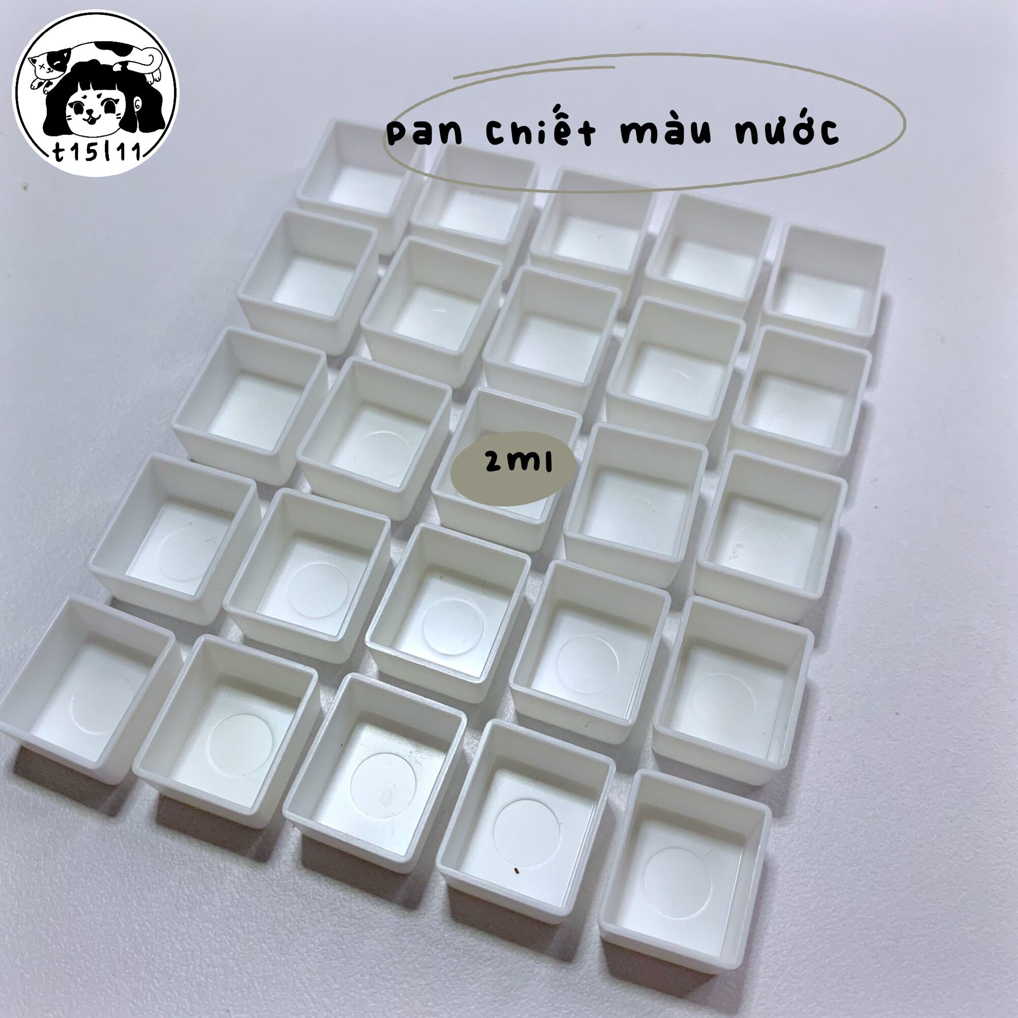 [t15l11] 10 pan chiết màu 0,6ml/1ml/2ml/3,6ml