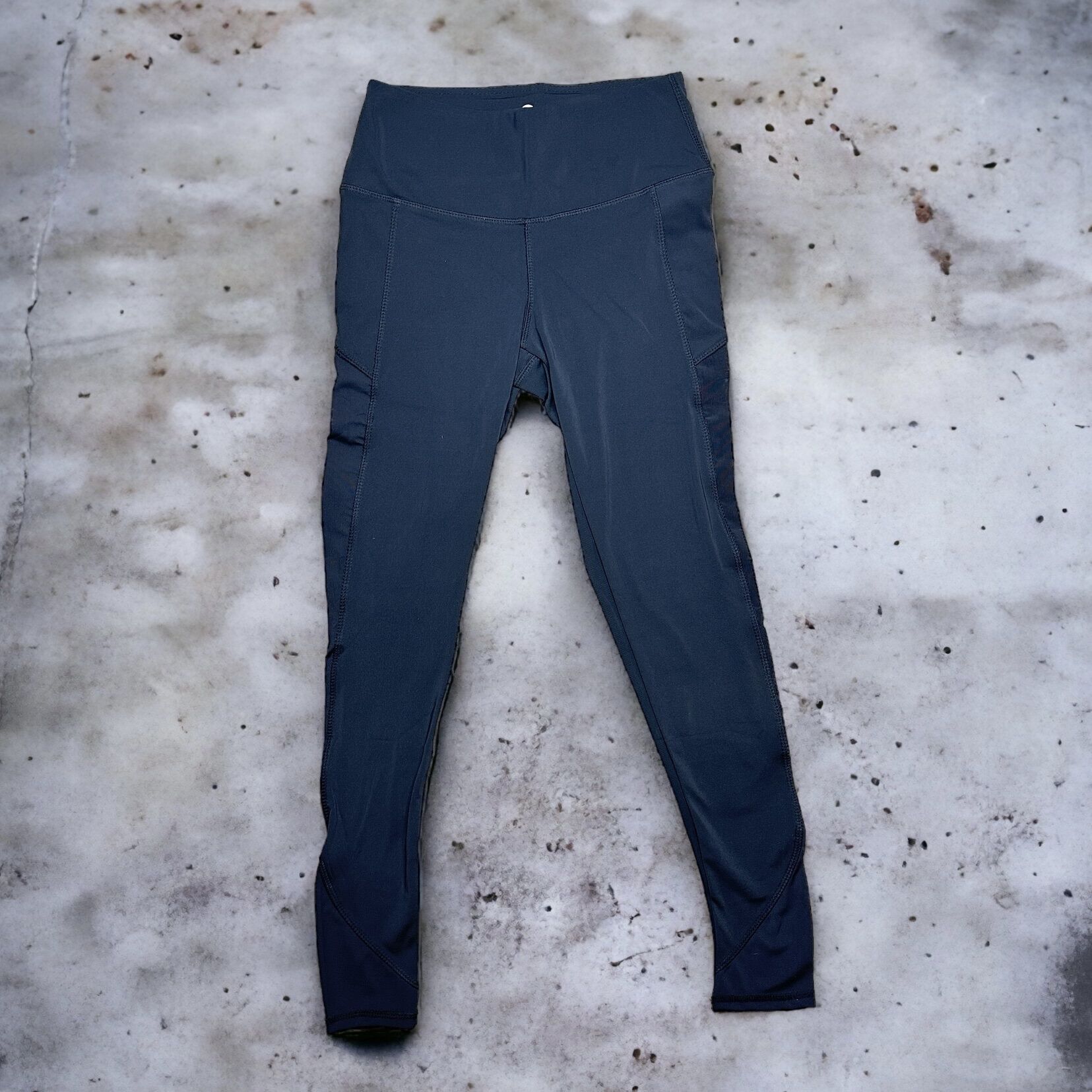 Quần legging nữ phối lưới