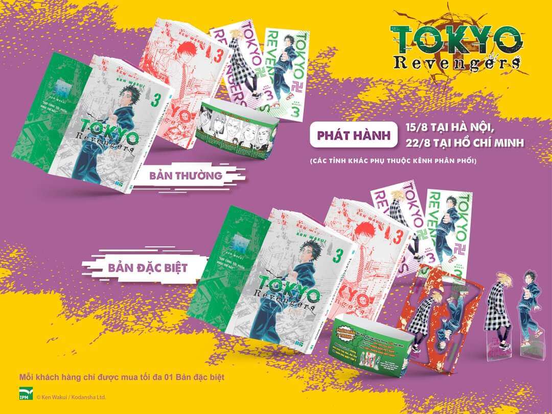 Tokyo Revengers ĐB 3. Newseal 100%