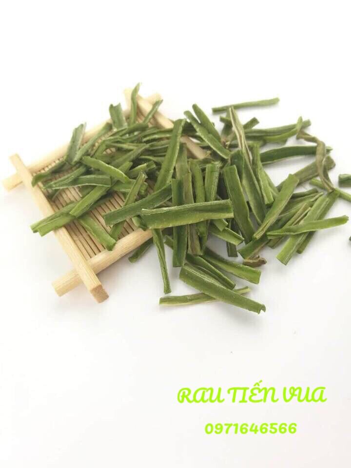 1Kg Rau tiến vua khô loại 1 giòn non đóng gói hút chân không