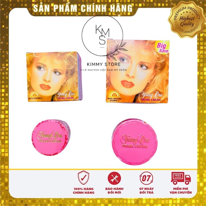 Lẻ hộp kem Young One lớn 15g  xù trung 15g  chuẩn thái