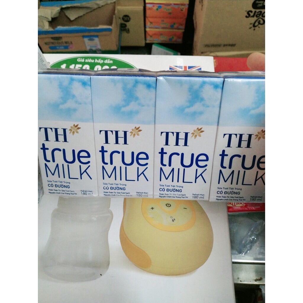 Sữa Th TruE milk 180ml ( lốc 4 hộp )