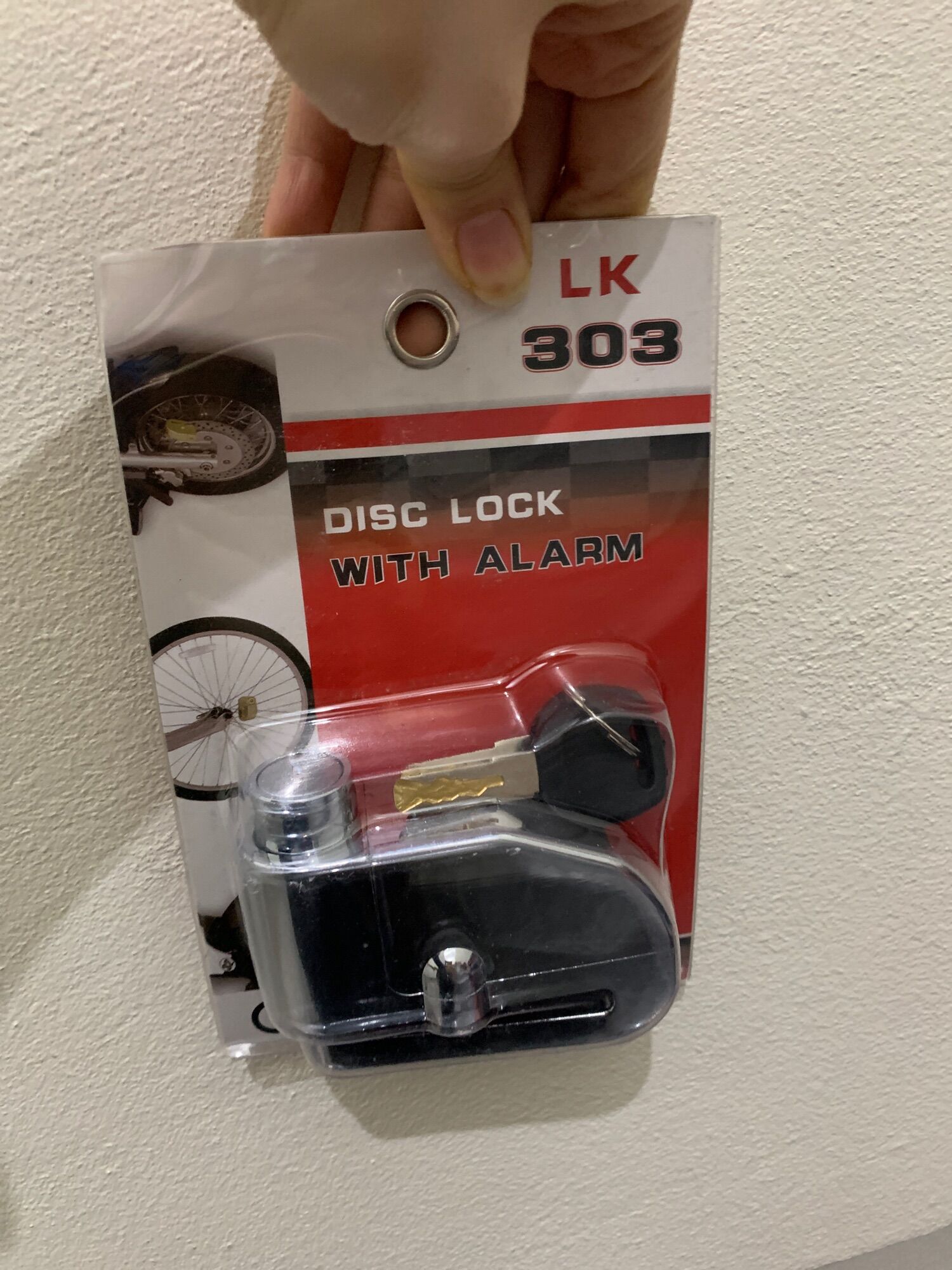 Phanh đĩa báo động chống cắt alarm disc lock