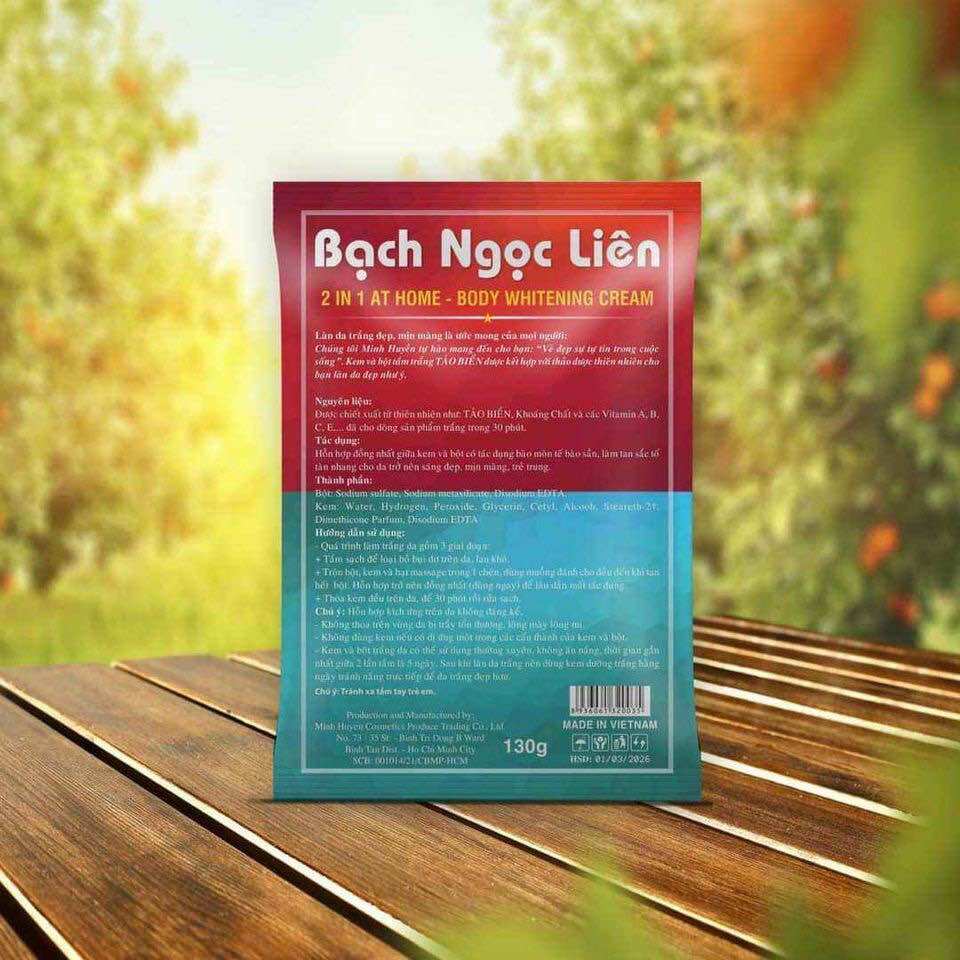 Gói Tắm Trắng Bạch Ngọc Liên 130gram